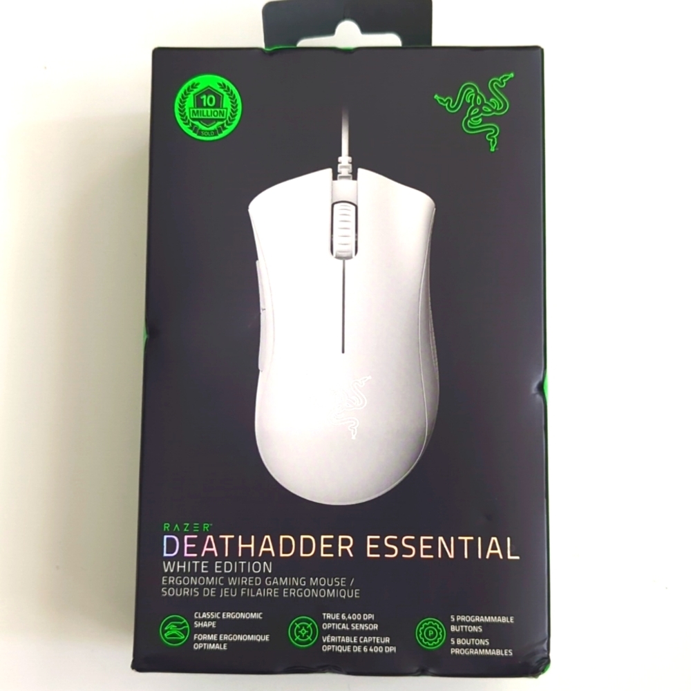 Razer DeathAdder Essential Gaming Mouse White